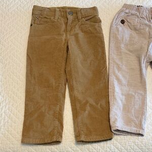 3 pairs pants, kids size 3-4T
